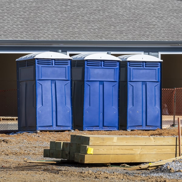 how often are the portable toilets cleaned and serviced during a rental period in Maili HI